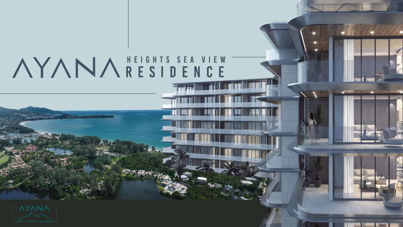 Ayana Heights Seaview Residence G109 планировка или интерьер