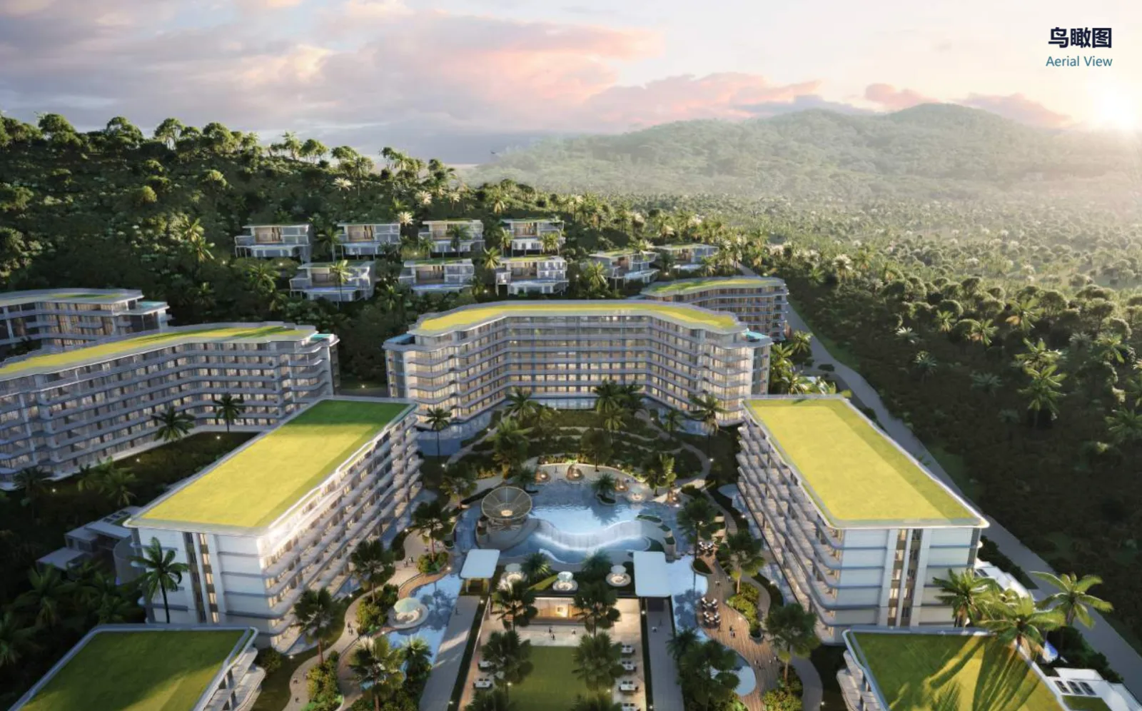 Ayana Heights Seaview Residence инфраструктура или общий визуал